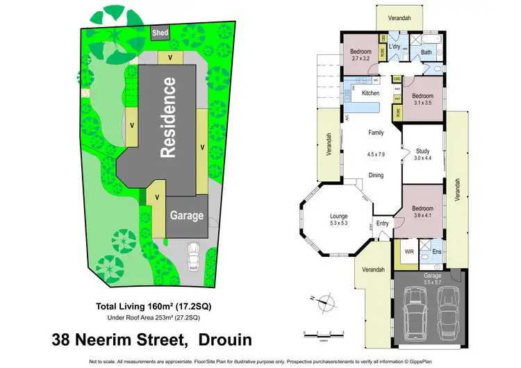 Floorplan of Homely house listing, 38 Neerim Street, Drouin VIC 3818