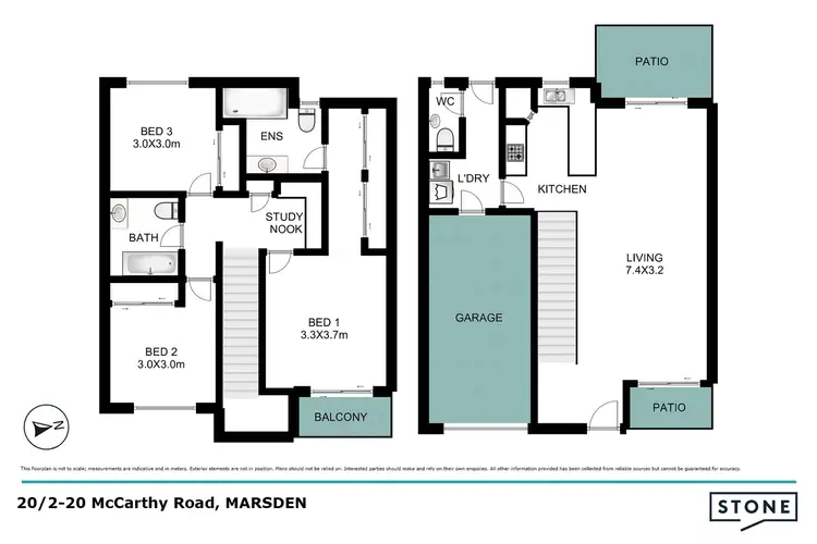 Floorplan of Homely townhouse listing, 20/2-24 Macarthy Road, Marsden QLD 4132