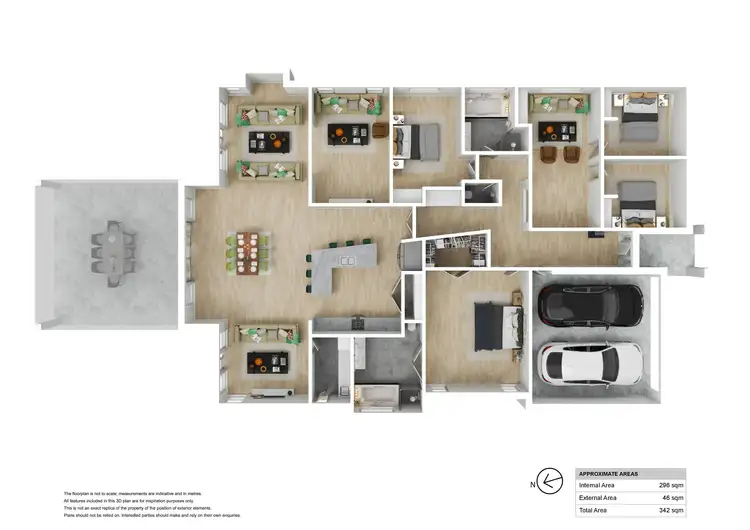Floorplan of Homely house listing, 46 Northridge Drive, Cameron Park NSW 2285