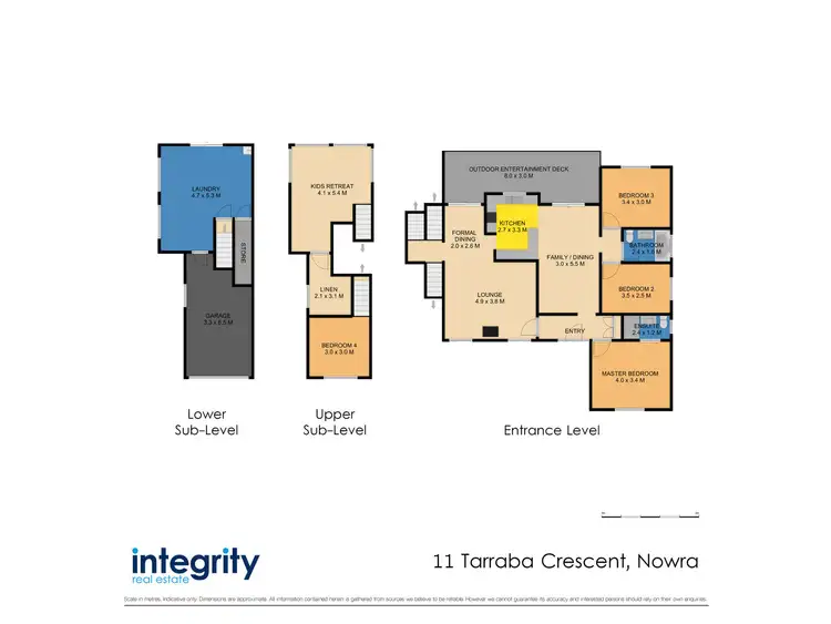 Floorplan of Homely house listing, 11 Tarraba Crescent, Nowra NSW 2541