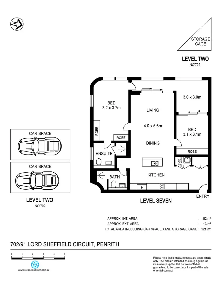Floorplan of Homely apartment listing, 702/91 Lord Sheffield Circuit, Penrith NSW 2750