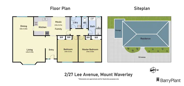 Floorplan of Homely unit listing, 2/27 Lee Avenue, Mount Waverley VIC 3149