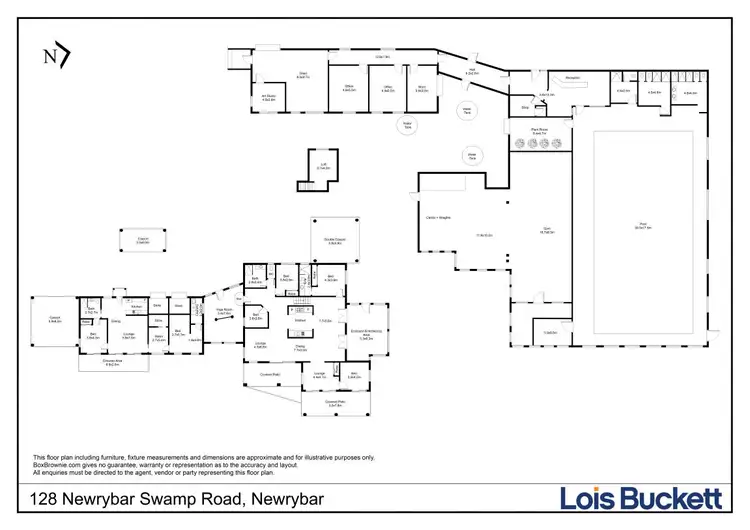 Floorplan of Homely rural property listing, 128 Newrybar Swamp Road, Tintenbar NSW 2478