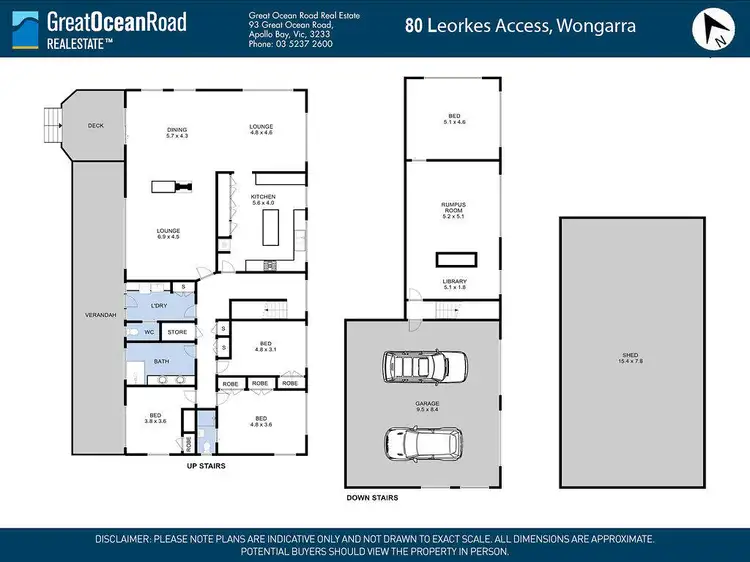 Floorplan of Homely house listing, 80 Leorkes Access, Wongarra VIC 3234