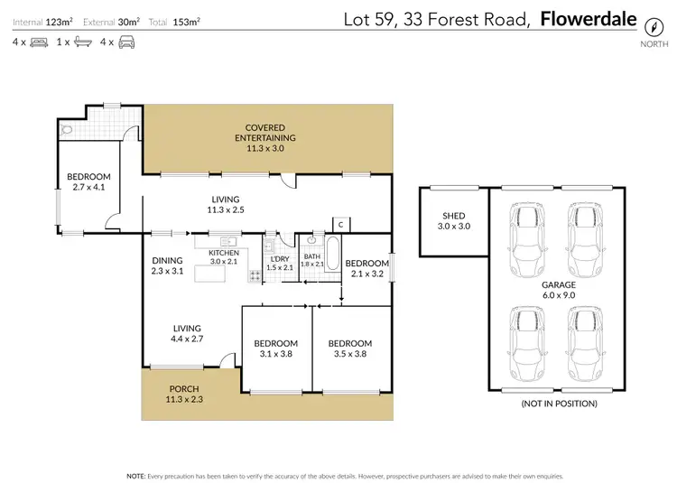 Floorplan of Homely house listing, 59/33 Forest Road, Flowerdale VIC 3717