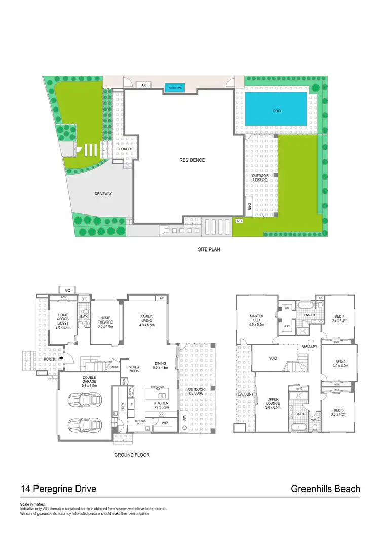 Floorplan of Homely house listing, 14 Peregrine Drive, Greenhills Beach NSW 2230