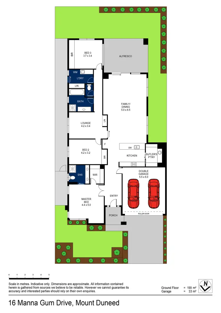 Floorplan of Homely house listing, 16 Manna Gum Drive, Mount Duneed VIC 3217