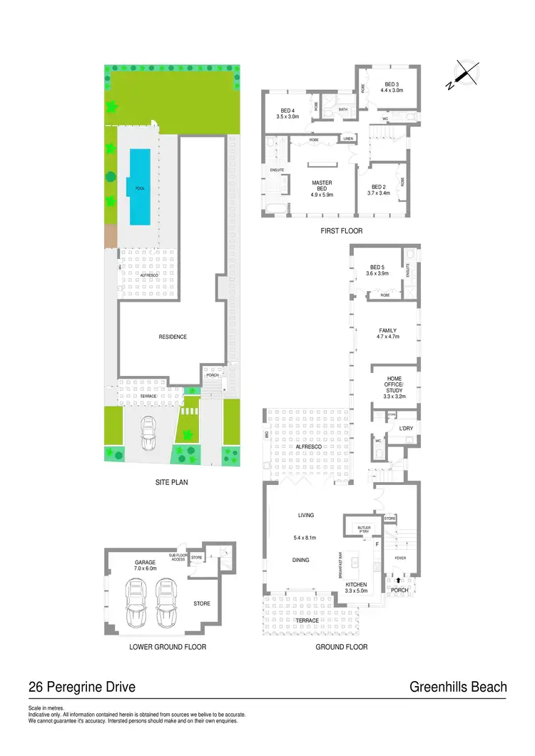 Floorplan of Homely house listing, 26 Peregrine Drive, Greenhills Beach NSW 2230