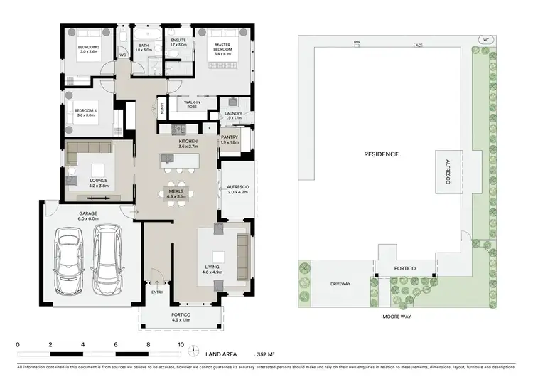Floorplan of Homely house listing, 12 Moore Way, Lucas VIC 3350