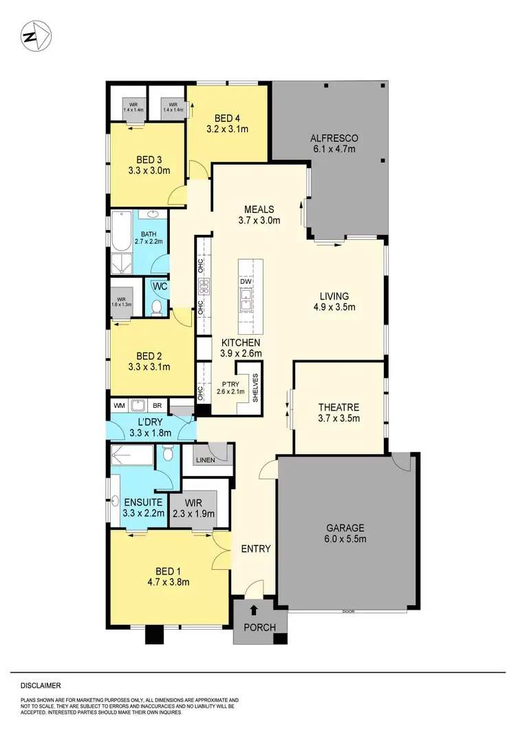 Floorplan of Homely house listing, 7 Marxsen Parade, Lucas VIC 3350