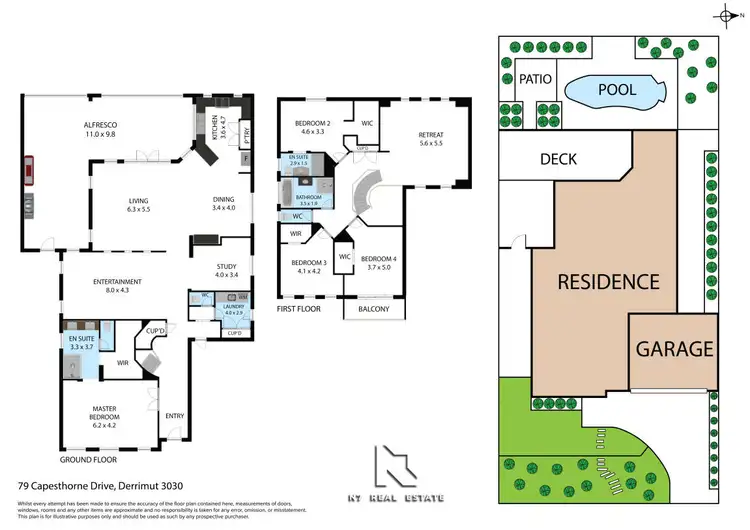 Floorplan of Homely house listing, 79 Capesthorne Drive, Derrimut VIC 3026