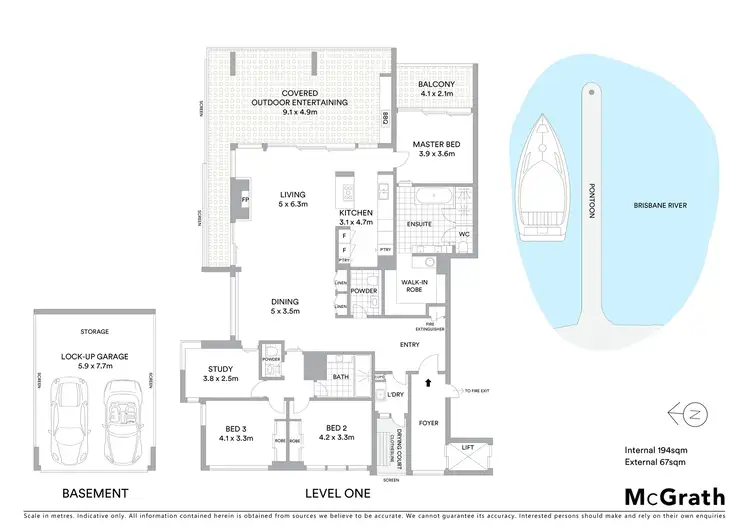 Floorplan of Homely apartment listing, 26/1 Macquarie Street, Teneriffe QLD 4005