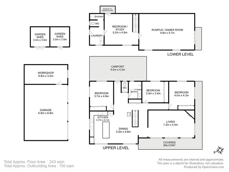 Floorplan of Homely house listing, 215 Nubeena Road, Koonya TAS 7187