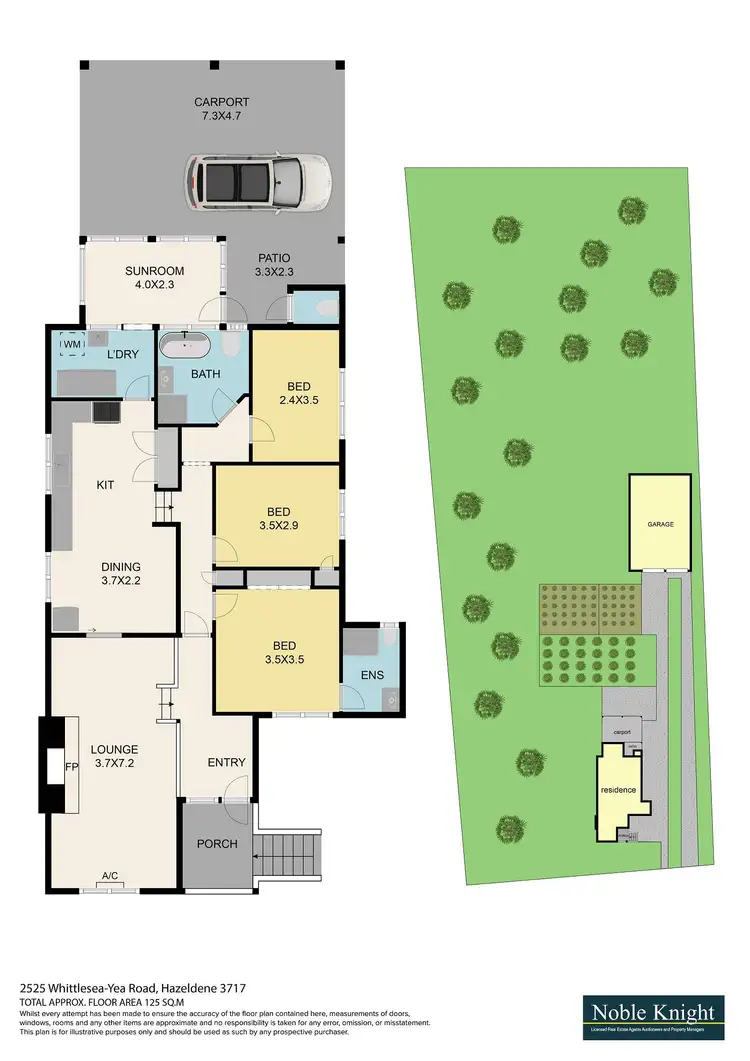 Floorplan of Homely house listing, 2525 Whittlesea-Yea Road, Flowerdale VIC 3717