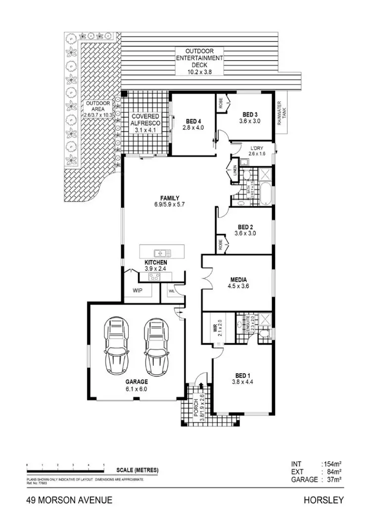 Floorplan of Homely house listing, 49 Morson Avenue, Horsley NSW 2530