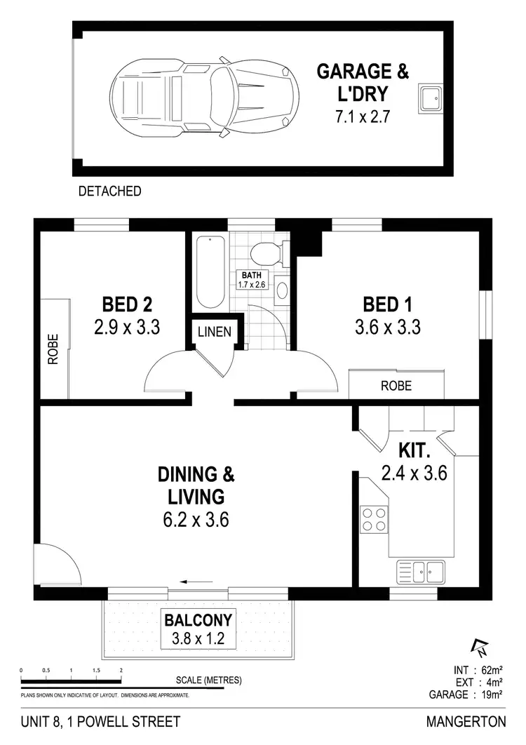 Floorplan of Homely apartment listing, 8/1 Powell Street, Mangerton NSW 2500