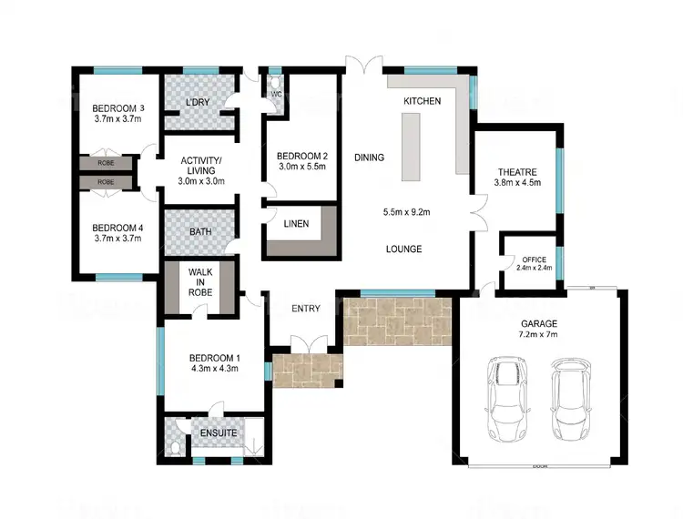 Floorplan of Homely house listing, 92 Mangles Street, South Bunbury WA 6230