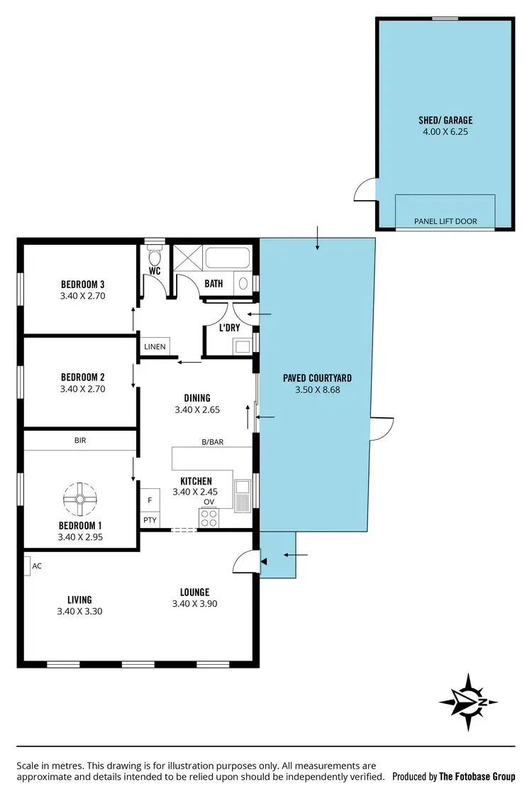 Floorplan of Homely house listing, 11 Allan Place, Reynella SA 5161