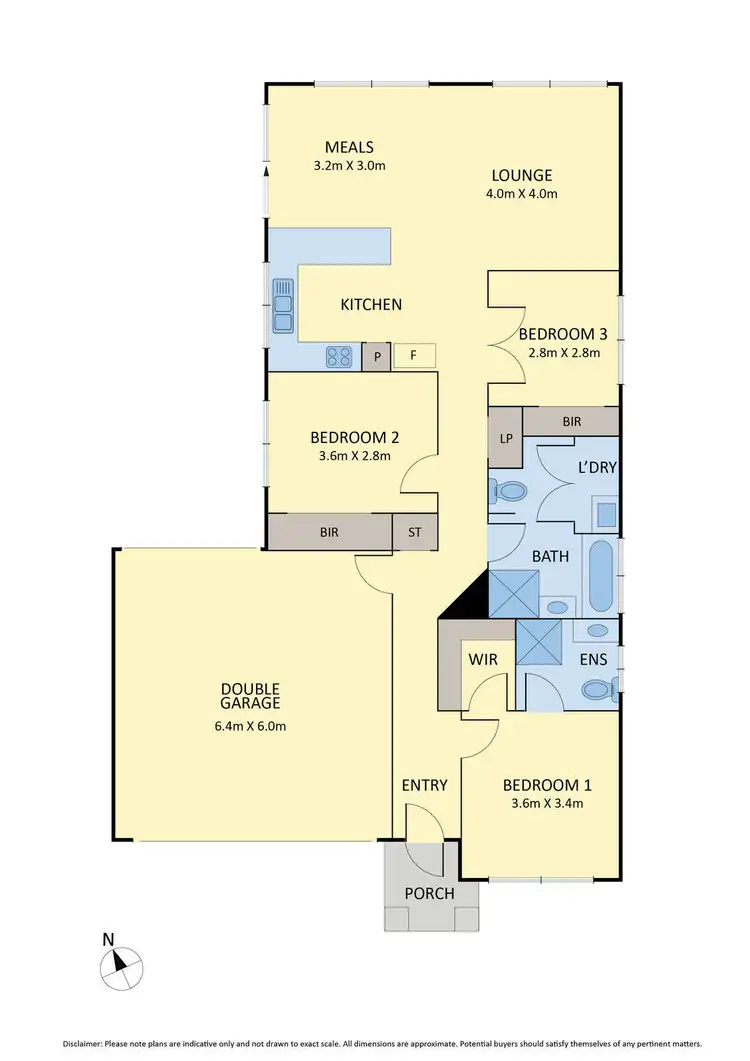 Floorplan of Homely house listing, 6 Bolt Place, Sunbury VIC 3429