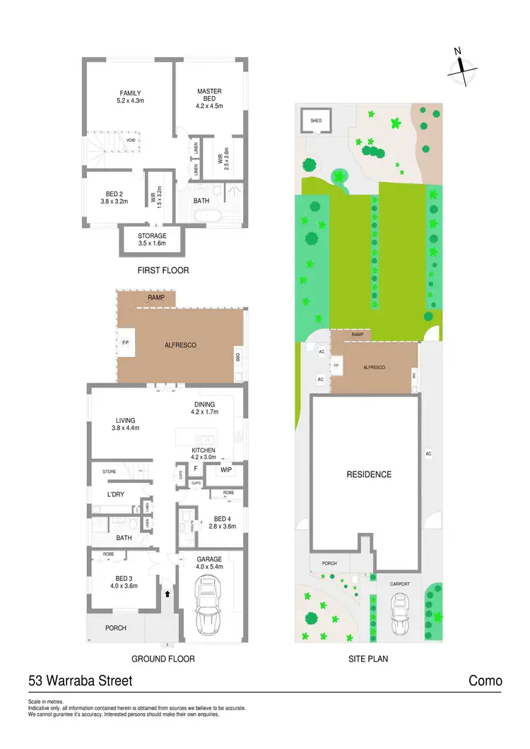 Floorplan of Homely house listing, 53 Warraba Street, Como NSW 2226