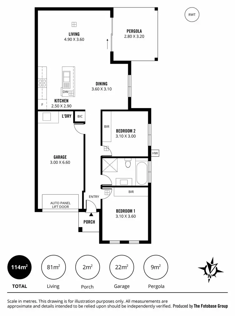 Floorplan of Homely house listing, 23 Downer Street, Plympton Park SA 5038