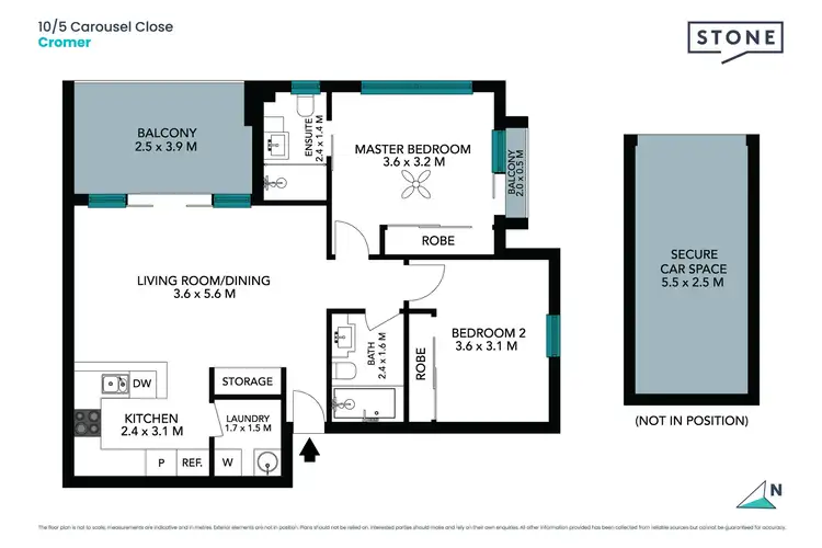 Floorplan of Homely apartment listing, 10/5 Carousel Close, Cromer NSW 2099