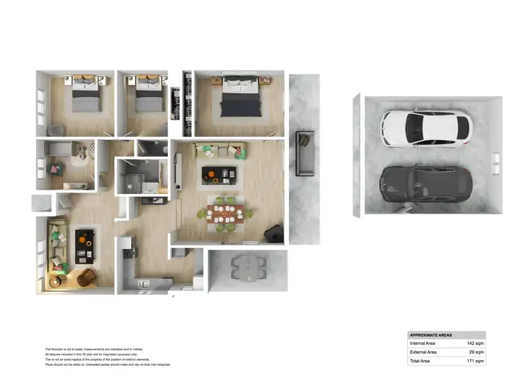 Floorplan of Homely house listing, 10 Hollywood Close, Rutherford NSW 2320