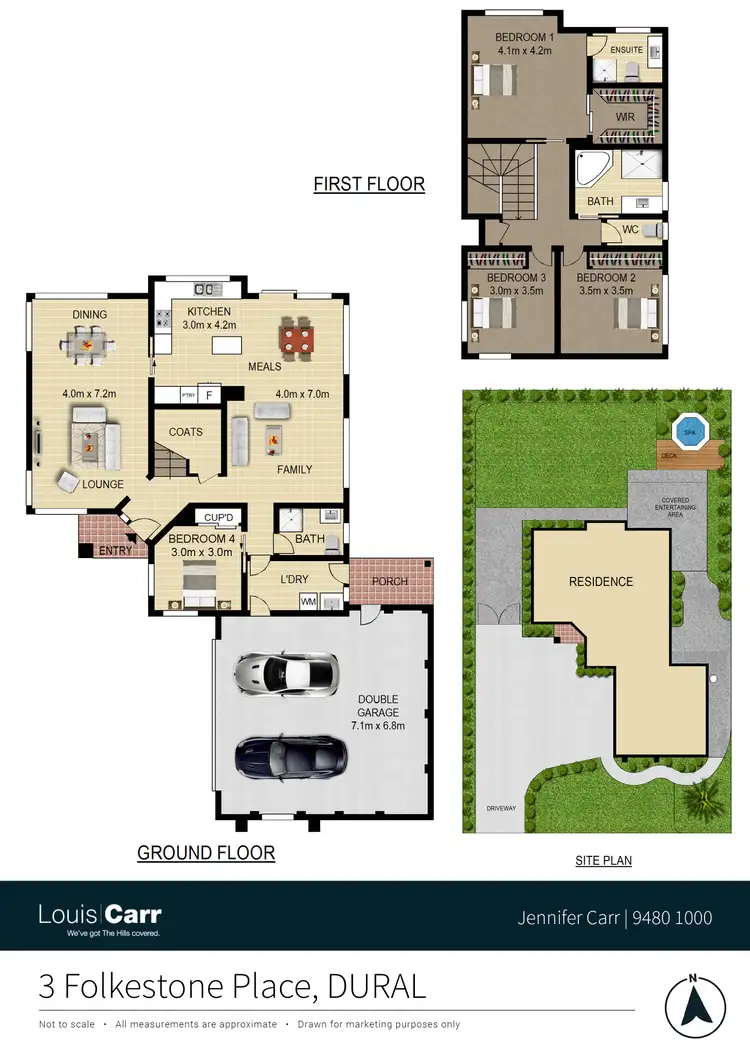 Floorplan of Homely house listing, 3 Folkestone Place, Dural NSW 2158