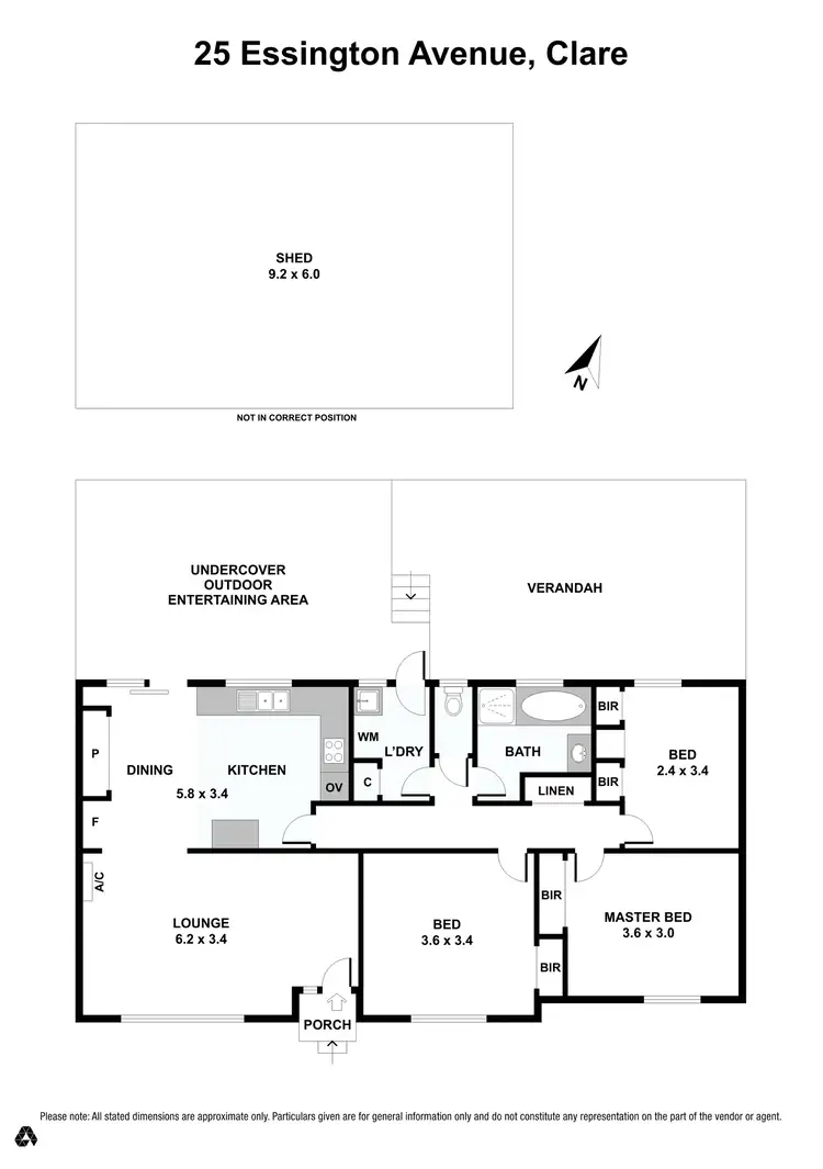 Floorplan of Homely house listing, 25 Essington Avenue, Clare SA 5453