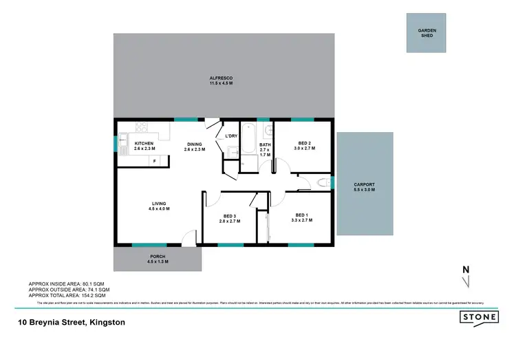 Floorplan of Homely house listing, 10 Breynia Street, Kingston QLD 4114