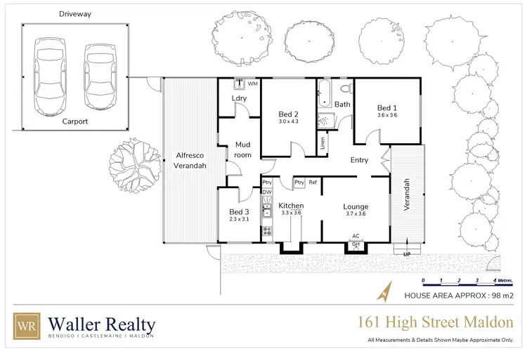 Floorplan of Homely house listing, 161 High Street, Maldon VIC 3463