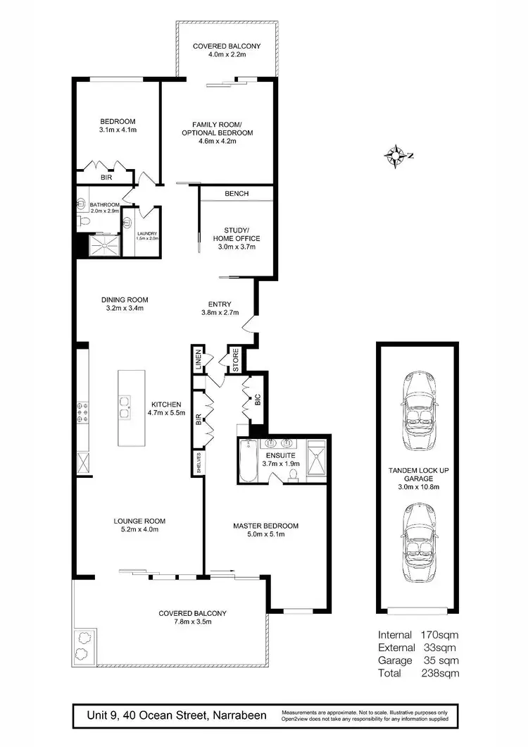 Floorplan of Homely apartment listing, 9/40 Ocean Street, Narrabeen NSW 2101