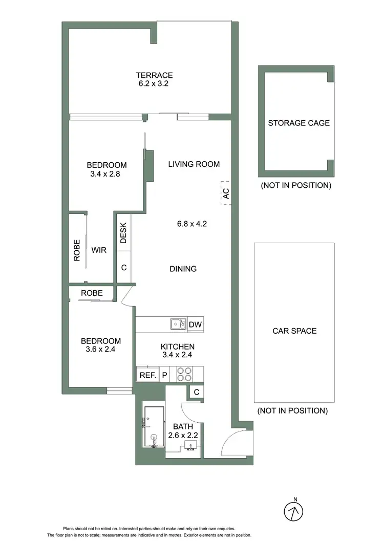 Floorplan of Homely apartment listing, 424/15 Clifton Street, Prahran VIC 3181