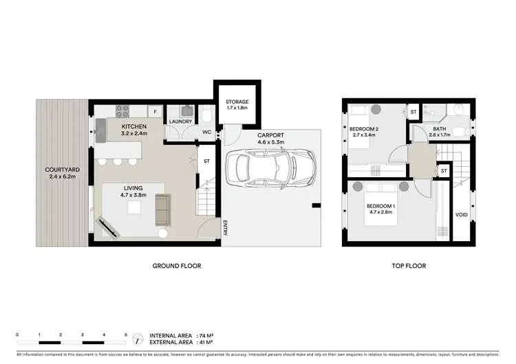 Floorplan of Homely apartment listing, 5/139 Eyre Street, North Ward QLD 4810