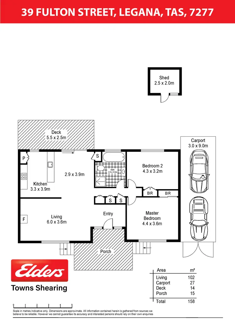 Floorplan of Homely house listing, 39 Fulton Street, Legana TAS 7277
