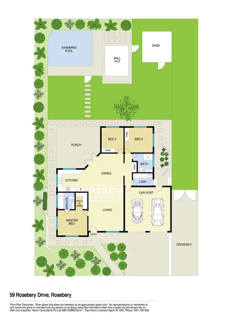Floorplan of Homely house listing, 59 Rosebery Drive, Rosebery NT 832