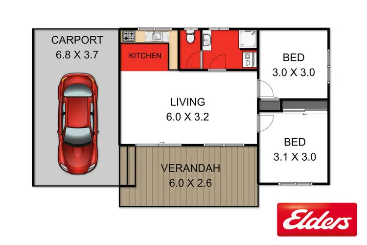 Floorplan of Homely unit listing, 5/30 Mairburn Road, Metung VIC 3904