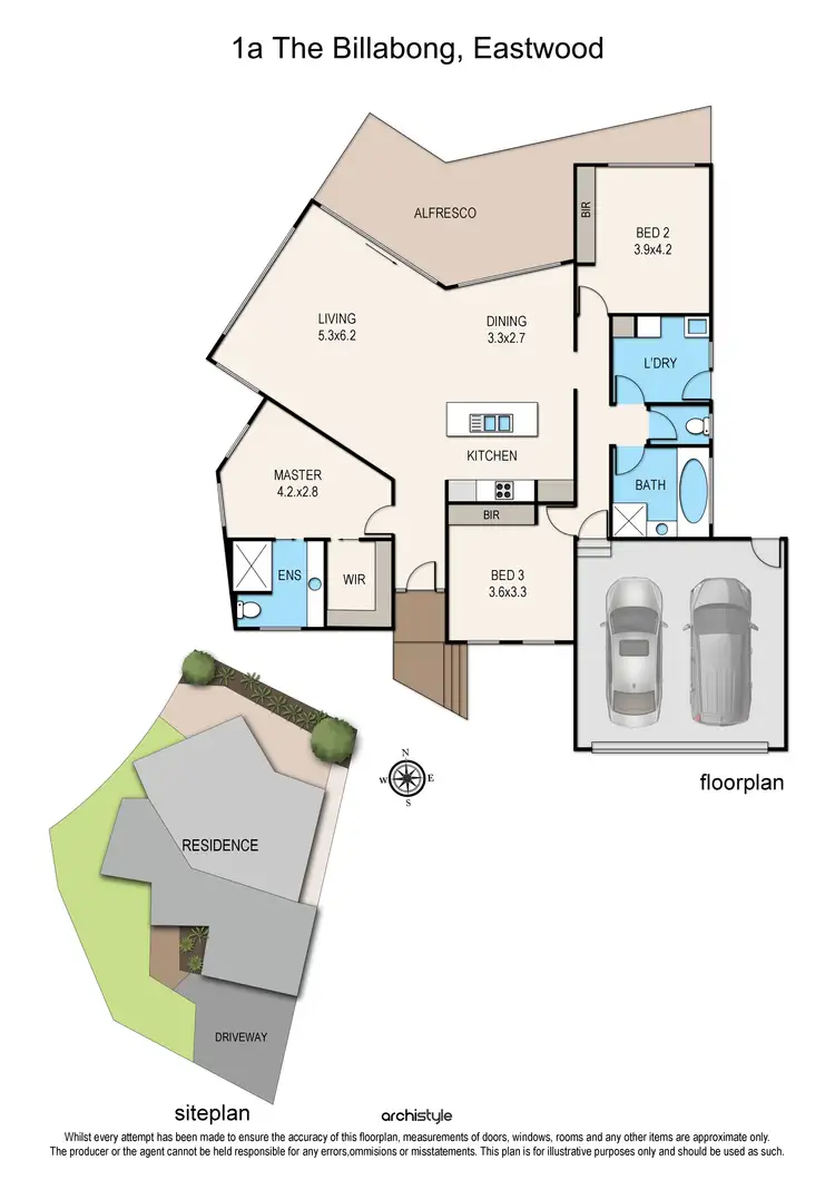 Floorplan of Homely house listing, 1A The Billabong, Eastwood VIC 3875
