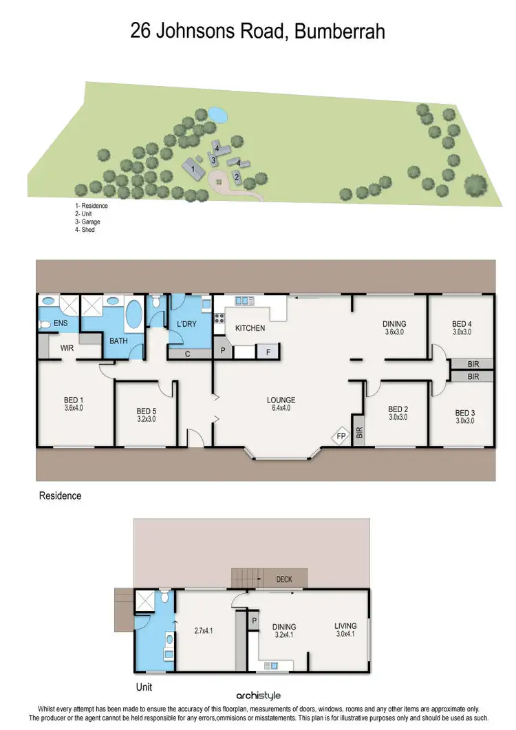 Floorplan of Homely house listing, 26 Johnsons Road, Bumberrah VIC 3902