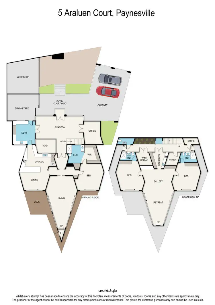 Floorplan of Homely house listing, 5 Araluen Court, Paynesville VIC 3880