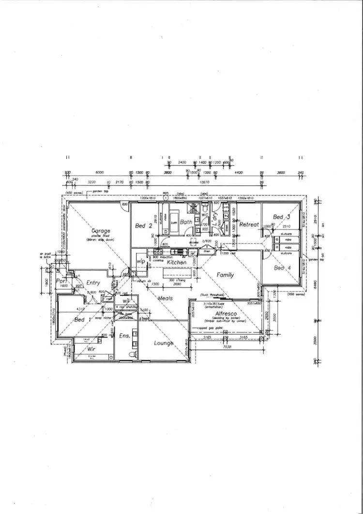 Floorplan of Homely house listing, 7 Whistler Drive, Bairnsdale VIC 3875
