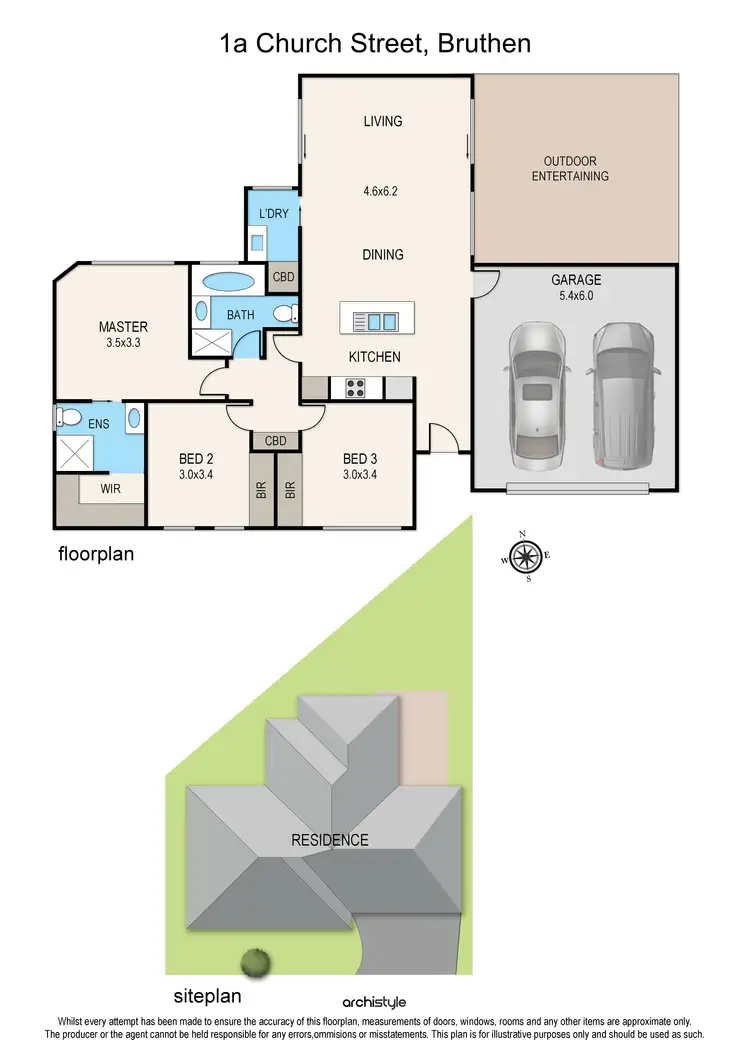 Floorplan of Homely house listing, 1A Church Street, Bruthen VIC 3885