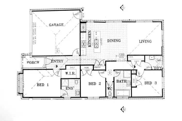 Floorplan of Homely house listing, 8 Flaxlily Court, Bairnsdale VIC 3875
