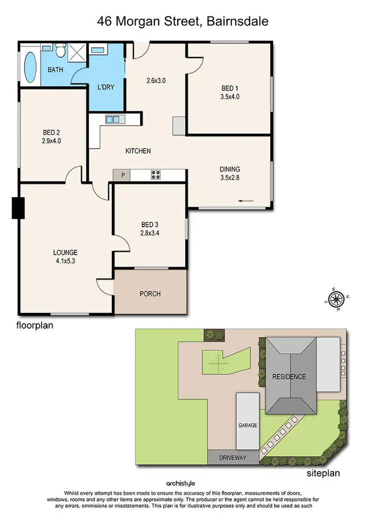 Floorplan of Homely house listing, 46 Morgan Street, Bairnsdale VIC 3875