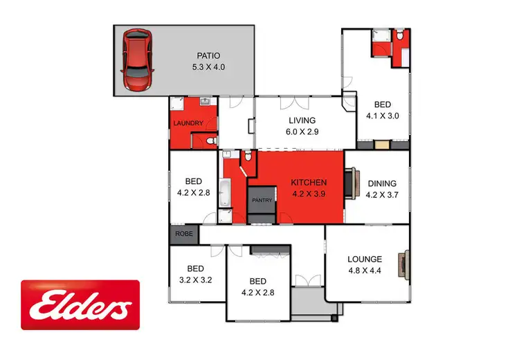 Floorplan of Homely house listing, 19 Murphy Street, Bairnsdale VIC 3875