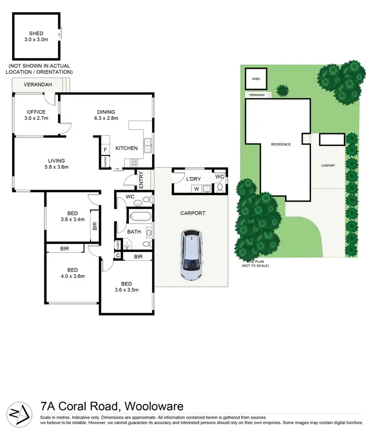 Floorplan of Homely house listing, 7a Coral Road, Woolooware NSW 2230