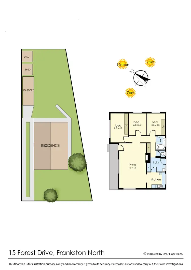 Floorplan of Homely house listing, 15 Forest Drive, Frankston North VIC 3200