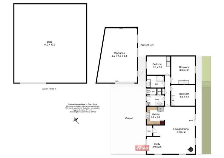 Floorplan of Homely house listing, 16 Beech Drive, Rosebery TAS 7470