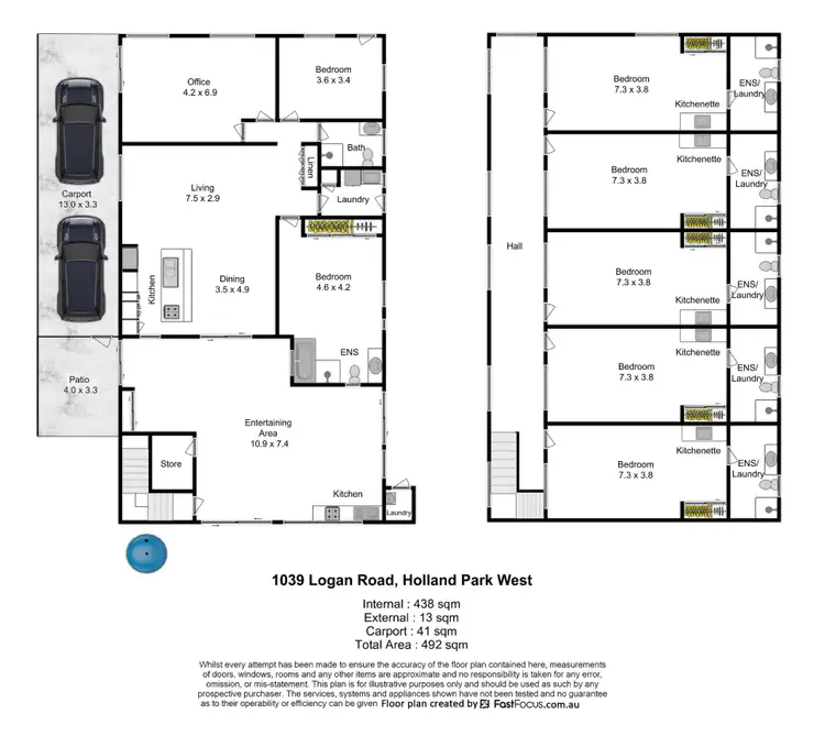 Floorplan of Homely house listing, 1039 Logan Road, Holland Park West QLD 4121