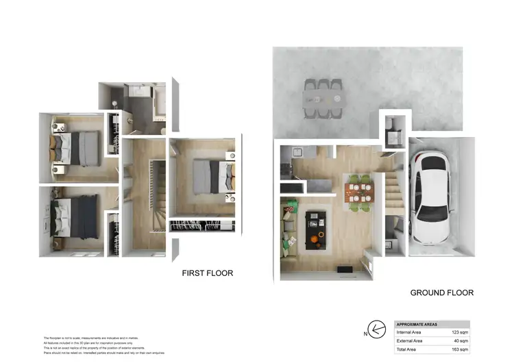Floorplan of Homely townhouse listing, 4/18 Janet Street, Jesmond NSW 2299
